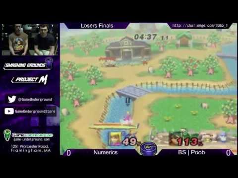 Smashing Grounds 6-5.1 Losers Finals: Numerics (Zero Suit Samus) vs. BS | Poob (Donkey Kong)
