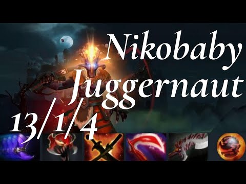 Nikobaby Juggernaut vs Sven - it's okay...(╯︵╰) - Alliance vs FTM game3 - Omega League - dota2