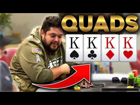 QUADS vs ROYAL FLUSH Draw (PLO Cash Game)