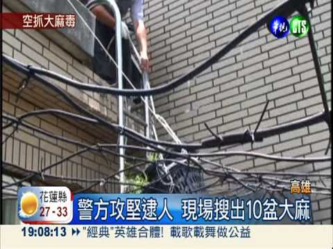 男屋頂種大麻 警遙控直升機蒐證