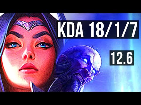 IRELIA vs RYZE (MID) | 18/1/7, Legendary, 500+ games, 800K mastery | KR Challenger | 12.6