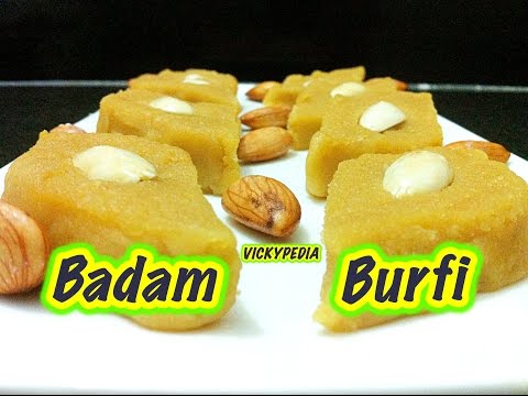 Badam burfi recipe |Almond katli Video