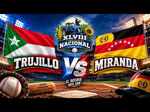 EN VIVO: Trujillo vs Miranda ⚾ | XLVIII Campeonato Nacional de Béisbol Sub-10 (Portuguesa)
