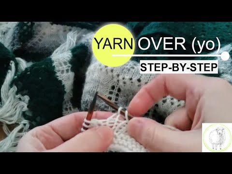 How To Knit a Yarn Over for Lace Patterns - Step-by-Step