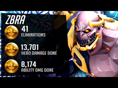ZBRA #1 Doomfist in the World?! 41 elims! [ Overwatch Season 36 Top 500 ]