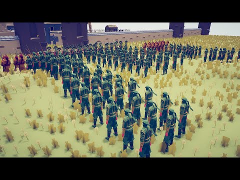 160x SAMURAI ATTACK TO ARABIAN SOLDIERS - Totally Accurate Battle Simulator | TABS