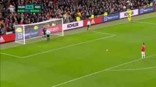 Cristiano Ronaldo penalty goal vs Middlesbrough