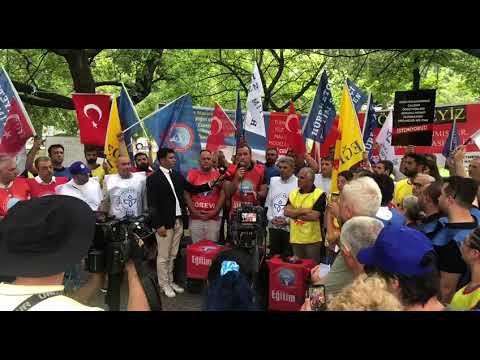 MESLEK NÖBETİMİZİN 8. GÜNÜNDE EĞİTİM SEN,HÜRRİYETÇİ EĞİTİM SEN VE ÖZEL SEKTÖR ÖĞRETMENLERİ SENDİKASI ZİYARETİMİZE GELDİLER DESTEK VERDİLER | EĞİTİM İŞ