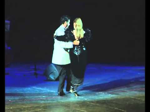  Maria Rivarola  and  Carlos Rivarola  are  dancing  at  White Nights tango festival  in  2009