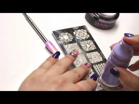 Unghii Ombre Decorate Cu Dantelă Din 3d Forming Gel Brillbird