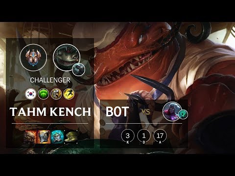 Tahm Kench Bot vs Varus - KR Challenger Patch 10.6