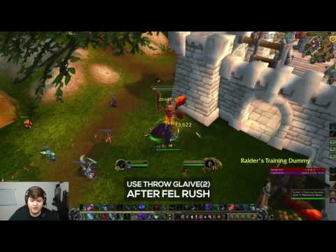 WoW Legion Havoc Demon Hunter DPS guide for Raids and PVE Content!