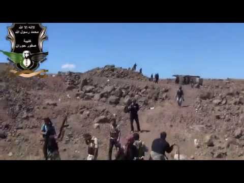 السيطرة على أحد مقرات النظام في تل المال في ريف درعا واغتنام صواريخ موجهة من قبل كتيبة صقور حوران