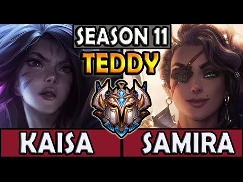 T1 Teddy KAISA ADC vs SAMIRA - Patch 10.25 Ranked Korea ✅