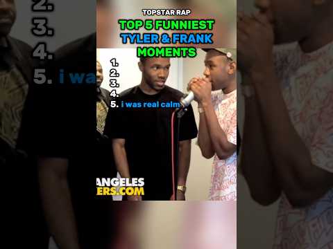 Top 5 Frank Ocean & Tyler, The Creator Moments! #tylerthecreator #frankocean #rap