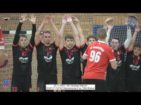 25:20 (11:12) SV Warnemünde II vs. TSG Wismar - 22.11.2025