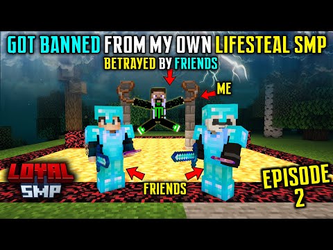 😱I GOT BETRAYED & BANNED FROM MY OWN LIFESTEAL SMP SERVER BY MY FRIEND