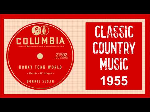 Bonnie Sloan   Honky Tonk World 1955   50s Country Music