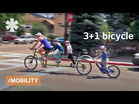 A family bike that's a go: a bicycle built for 3 (plus 1)