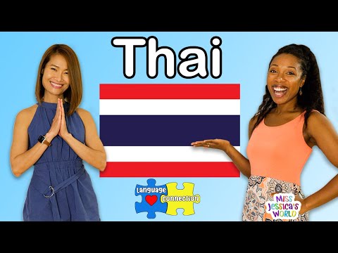 Thai for kids with guest Miss Pia | Miss Jessica's World | Greetings and Numbers