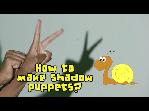 How to make shadow puppets using your hands?