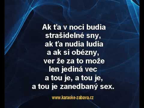 Elán - Zanedbaný sex (karaoke z www.karaoke-zabava.cz)
