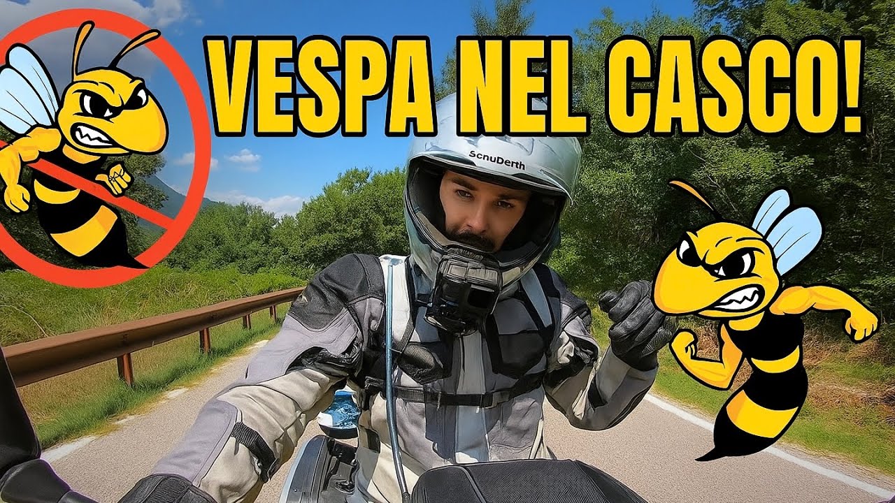 🐝 ENTRA UNA VESPA NEL CASCO❗ *panico* | Abruzzo '24 Ep.7