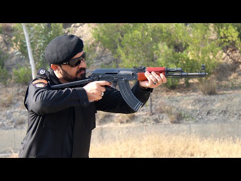 ak47 Kalashnikov 7.62x39 mm fully and semi automatic with pof ammunition test trial firing