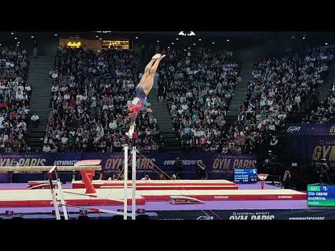 Jessica Gadirova is BACK !! - Uneven Bars - Paris World Cup 2025