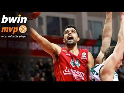 Top 16 Round 4 bwin MVP: Krunoslav Simon, Lokomotiv Kuban Krasnodar