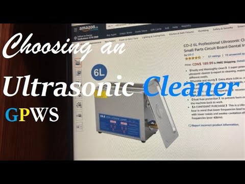 GPWS: Choosing an Ultrasonic Cleaner for clock cleaning