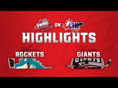 Kelowna Rockets at Vancouver Giants 02/22 | WHL Highlights 2024-25