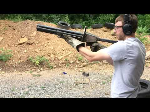 7 barrel pipe shotgun live fire test