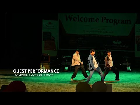 Guest Performance for St Lawrence Welcome Program - Nimesh Jung Thapa / Sandesh Tamang / Binod Rai