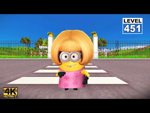 Despicable Me Minion Rush Mom minion run 15K meters at Minion Park | LV.451 EP.302 | UHD 4K