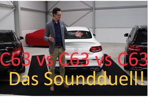 Mercedes C63 vs C63 vs C63 Soundcheck Sauger vs. Turbo Der Vergleich