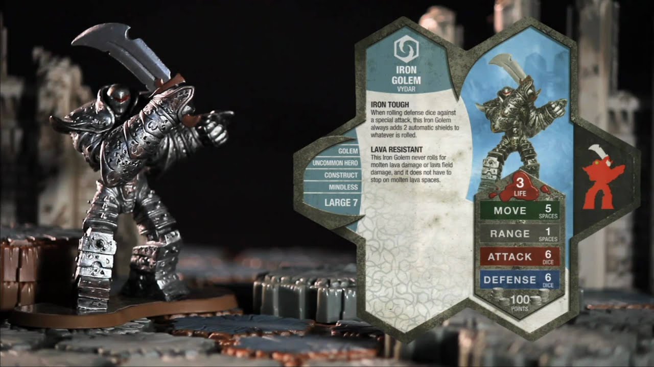 Heroscape Review: Golem and The Wyrmlings