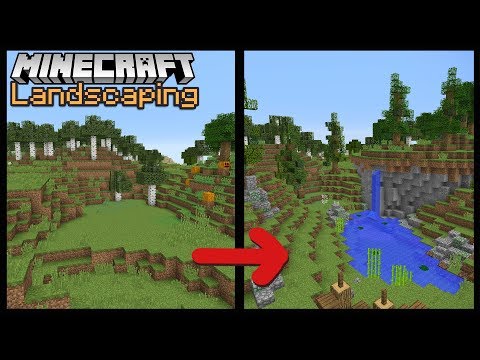 Minecraft Build School: Landscaping!