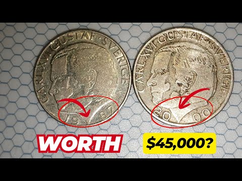 This 1 Krona Coin Could Make You Rich! | Rare 1987 & 2000 Sweden Coins Worth money Thousand 💰