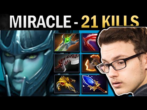 Phantom Assassin Dota Miracle with Abyssal and 21 Kills - TI13