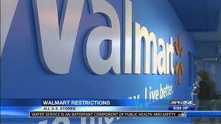 U.S. Walmart stores limiting hours and certain shopping items