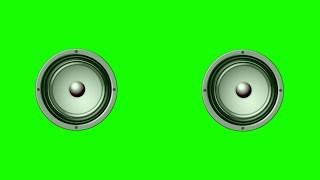 Green screen speaker  dj sound system green screen