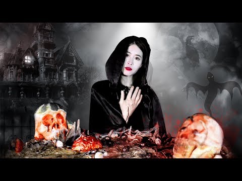 E35 How to DIY a Horrifying Halloween Decoration with Food at office? | Ms Yeah