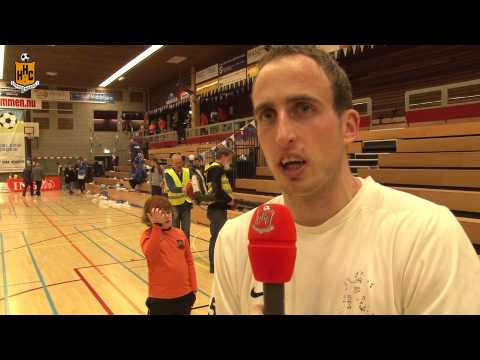 Reactie Sander Danes op behalen titel Protos Weering Zaalvoetbaltoernooi