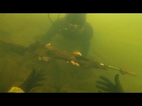 Found Assault Rifle Underwater in River While Scuba Diving! (Police Called) Video