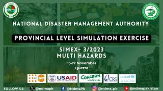 NDMA's Provincial Level Simulation Exercise (Day 2)