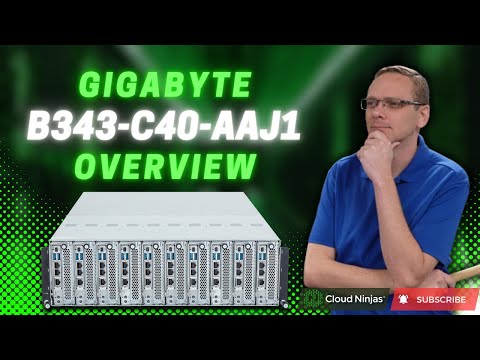 GIGABYTE B343-C40-AAJ1 Server Overview: AMD EPYC 4005 & Ryzen 9000 | DDR5, NVMe, Networking & More