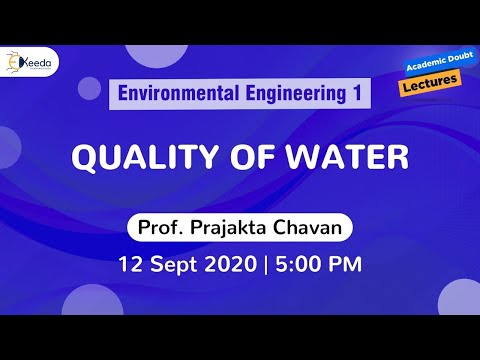 Water Quality & Treatment Engineering | Environmental Engineering Full Course