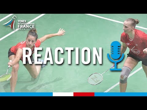 FRENCH OPEN | WD | ROUND 1 | DELPHINE DELRUE AND LEA PALERMO REACTION