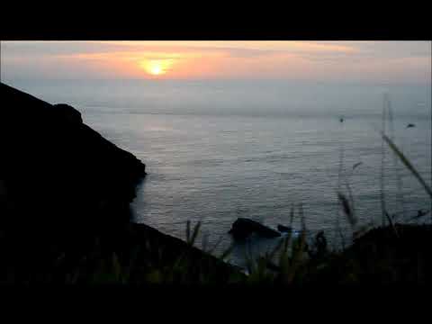 Trevalga Sunset from Firebeacon Hill